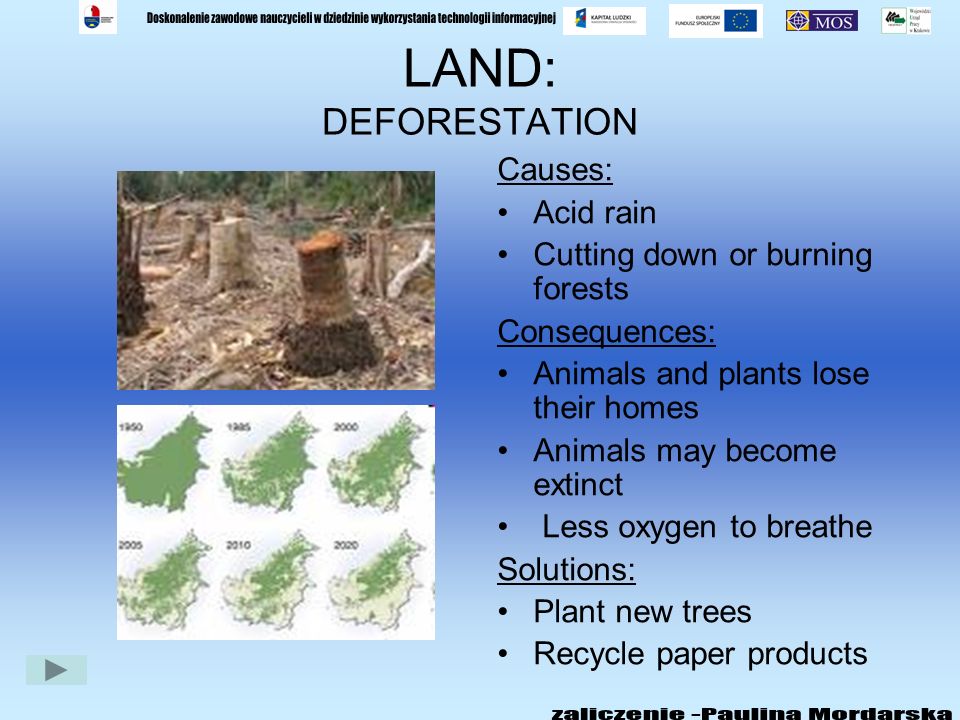 Causes and Effects of Land Pollution
